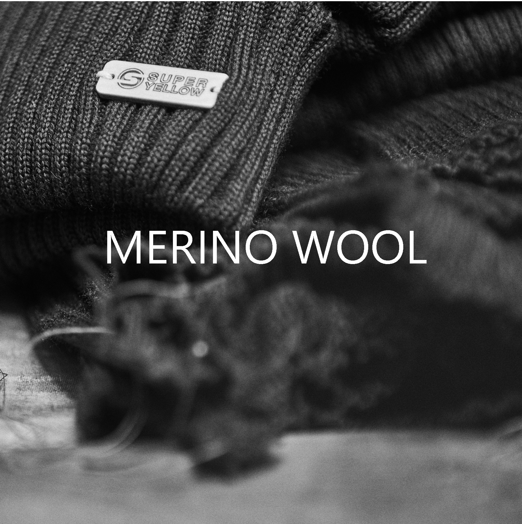 Superyellow merino wool beanies